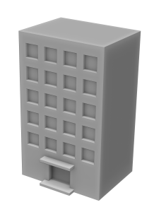 ビルの3Dイラスト