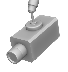 監視カメラ(箱型)の3Dイラスト