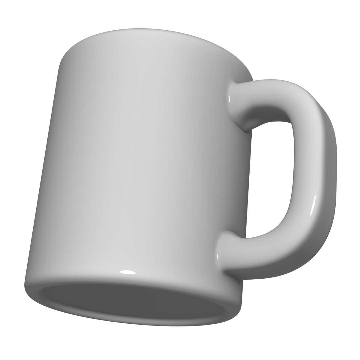 マグカップの3Dイラスト